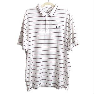 Under Armour Stripe Loose Polo Shirt